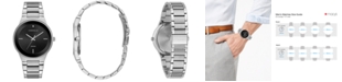 Caravelle  Men's Diamond-Accent Stainless Steel Bracelet Watch 40mm 